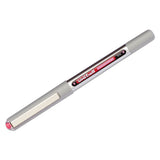 Vision Stick Roller Ball Pen, Fine 0.7 Mm, Passion Pink Ink, Gray Barrel, Dozen