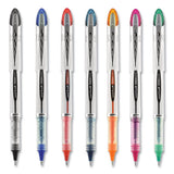 Vision Elite Stick Roller Ball Pen, Bold 0.8 Mm, Black Ink, White-black Barrel