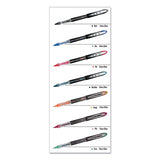 Vision Elite Stick Roller Ball Pen, Bold 0.8 Mm, Black Ink, White-black Barrel