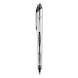 Vision Elite Stick Roller Ball Pen, Bold 0.8 Mm, Black Ink, White-black Barrel