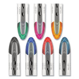 Vision Elite Stick Roller Ball Pen, Bold 0.8 Mm, Black Ink, White-black Barrel