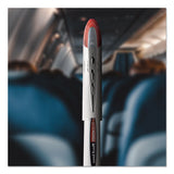 Vision Elite Stick Roller Ball Pen, Bold 0.8 Mm, Black Ink, White-black Barrel