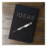 Vision Elite Stick Roller Ball Pen, Bold 0.8 Mm, Black Ink, White-black Barrel