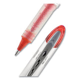 Vision Elite Stick Roller Ball Pen, Bold 0.8 Mm, Black Ink, White-black Barrel