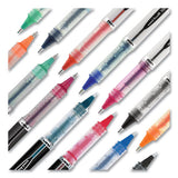 Vision Elite Stick Roller Ball Pen, Bold 0.8 Mm, Black Ink, White-black Barrel