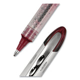 Vision Elite Stick Roller Ball Pen, 0.8 Mm, Blue-black Ink, White-blue Black Barrel