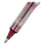 Vision Elite Stick Roller Ball Pen, 0.8 Mm, Blue-black Ink, White-blue Black Barrel