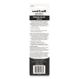 Refill For Vision Elite Roller Ball Pens, Bold Point, Black Ink, 2-pack