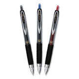 Signo 207 Retractable Gel Pen, Micro 0.5 Mm, Blue Ink, Smoke-black-blue Barrel, Dozen