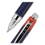 Jetstream Retractable Ballpoint Pen, Fine 0.7 Mm, Black Ink, Blue Barrel