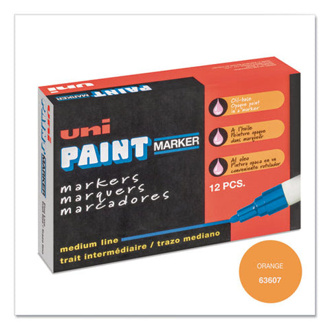 Permanent Marker, Medium Bullet Tip, Orange
