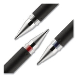 207 Impact Stick Gel Pen, Bold 1mm, Black Ink, Silver-black Barrel