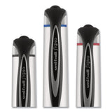 207 Impact Stick Gel Pen, Bold 1mm, Black Ink, Silver-black Barrel