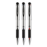 207 Impact Stick Gel Pen, Bold 1mm, Black Ink, Silver-black Barrel