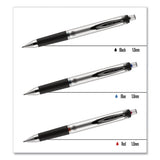 207 Impact Retractable Gel Pen, Bold 1mm, Black Ink, Black Barrel