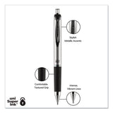 207 Impact Retractable Gel Pen, Bold 1mm, Black Ink, Black Barrel
