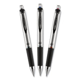 207 Impact Retractable Gel Pen, Bold 1mm, Blue Ink, Black-blue Barrel