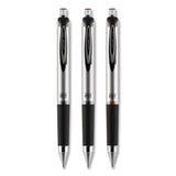207 Impact Retractable Gel Pen, Bold 1mm, Red Ink, Black-red Barrel