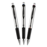 207 Impact Retractable Gel Pen, Bold 1mm, Red Ink, Black-red Barrel