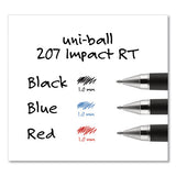 Refill For Gel 207 Impact Rt Roller Ball Pens, Bold Point, Black Ink, 2-pack