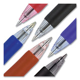 Signo Retractable Gel Pen, 0.7mm, Blue Ink, Blue-metallic Barrel, Dozen