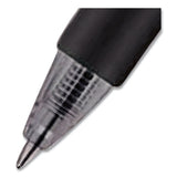 Signo Retractable Gel Pen, 0.7mm, Red Ink, Red-metallic Barrel, Dozen