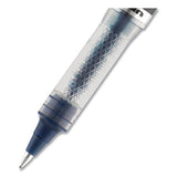 Vision Elite Stick Roller Ball Pen, 0.5 Mm, Blue-black Ink, Black-blue Barrel