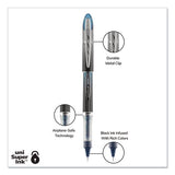 Vision Elite Stick Roller Ball Pen, 0.5 Mm, Blue-black Ink, Black-blue Barrel