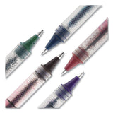 Vision Elite Stick Roller Ball Pen, 0.5 Mm, Blue-black Ink, Black-blue Barrel