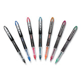 Vision Elite Stick Roller Ball Pen, Super-fine 0.5 Mm, Blue Ink, Blue Barrel