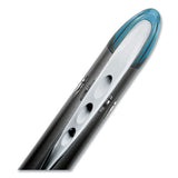 Vision Elite Stick Roller Ball Pen, Super-fine 0.5 Mm, Red Ink, Black-red Barrel