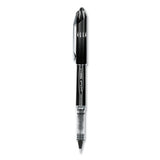 Vision Elite Stick Roller Ball Pen, Super-fine 0.5 Mm, Red Ink, Black-red Barrel