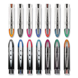 Vision Elite Stick Roller Ball Pen, Bold 0.8 Mm, Blue Ink, White-blue Barrel
