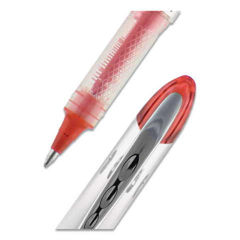 Vision Elite Stick Roller Ball Pen, Bold 0.8 Mm, Blue Ink, White-blue Barrel