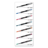 Vision Elite Stick Roller Ball Pen, Bold 0.8 Mm, Blue Ink, White-blue Barrel