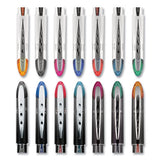 Vision Elite Stick Roller Ball Pen, Bold 0.8 Mm, Purple Ink, White-purple Barrel