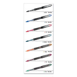 Vision Elite Stick Roller Ball Pen, Bold 0.8 Mm, Purple Ink, White-purple Barrel
