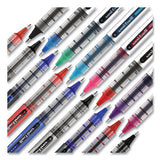 Vision Roller Ball Pen, Bold 1 Mm, Black Ink, Black Barrel, Dozen