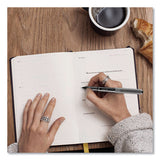 Vision Roller Ball Pen, Bold 1 Mm, Black Ink, Black Barrel, Dozen