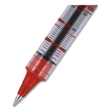 Vision Roller Ball Pen, Bold 1 Mm, Black Ink, Black Barrel, Dozen