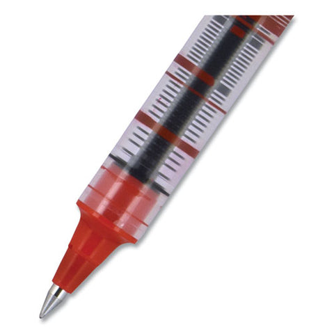 Vision Roller Ball Pen, Bold 1 Mm, Black Ink, Black Barrel, Dozen