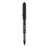 Vision Roller Ball Pen, Bold 1 Mm, Black Ink, Black Barrel, Dozen
