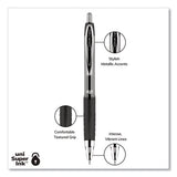 Signo 207 Retractable Gel Pen, 0.7 Mm, Purple Ink, Smoke-black-purple Barrel, Dozen