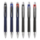 Jetstream Retractable Ballpoint Pen, Bold 1 Mm, Black Ink, Black Barrel