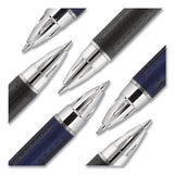 Jetstream Retractable Ballpoint Pen, Bold 1 Mm, Red Ink, Black Barrel