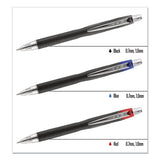 Jetstream Retractable Ballpoint Pen, Bold 1 Mm, Red Ink, Black Barrel