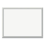 Magnetic Dry Erase Board With Aluminum Frame, 24 X 18, White Surface, Silver Frame