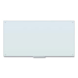 Glass Dry Erase Board, 72 X 36, White Surface