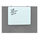 Cubicle Glass Dry Erase Board, 20 X 16, White