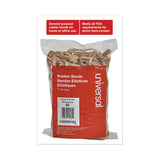 Rubber Bands, Size 62, 0.04" Gauge, Beige, 1 Lb Box, 490-pack
